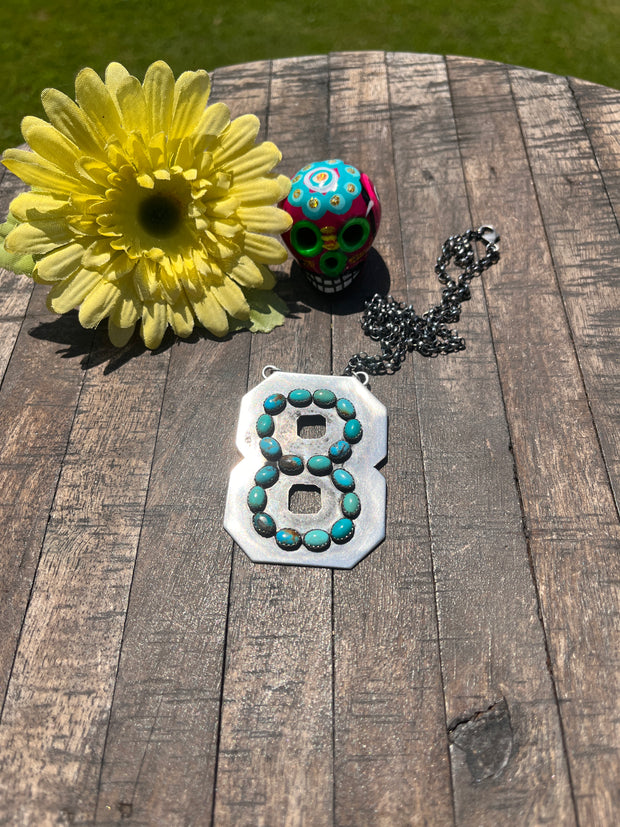 Custom #8 Necklace