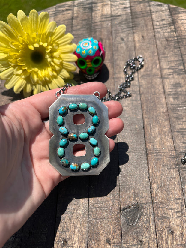 Custom #8 Necklace