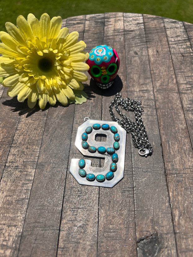 Custom #9 Necklace