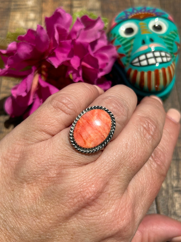 Red Spiny Ring Sz 6 1/2