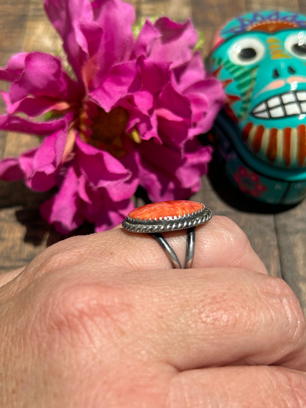 Red Spiny Ring Sz 6 1/2