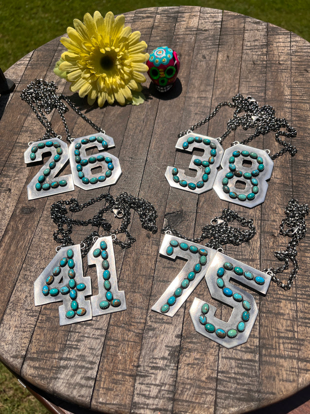 Custom Double # Necklace