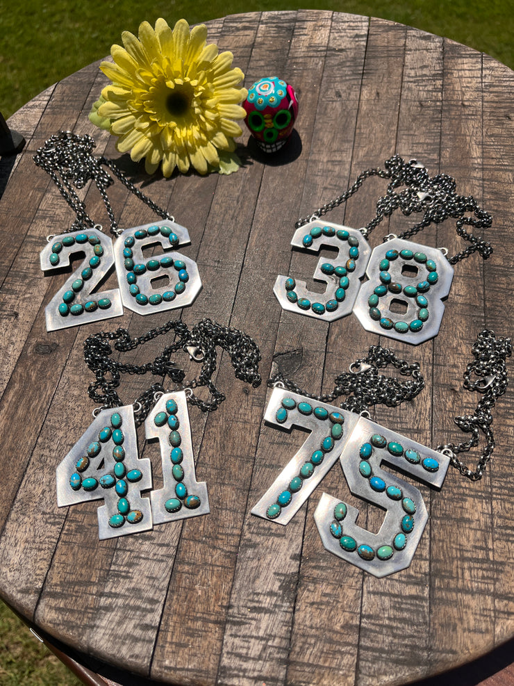Custom Double # Necklace