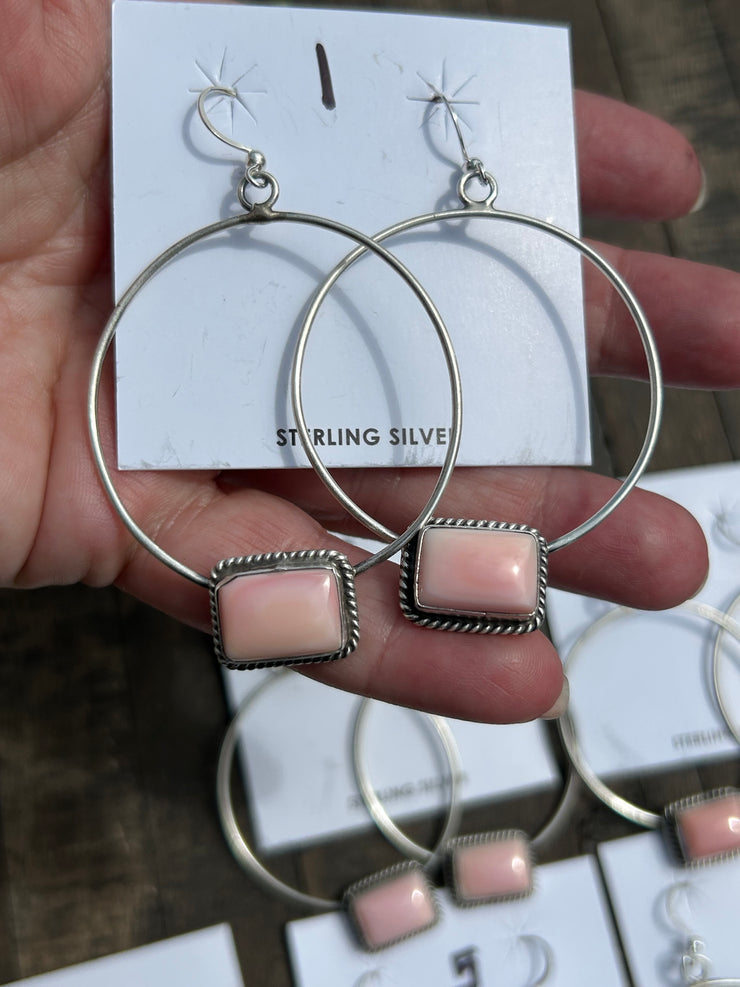 "Cotton Candy" Stud Muffin Hoops 1-6