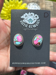 "Cotton Candy" Stud Earrings