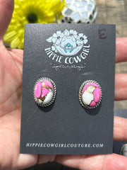 "Cotton Candy" Stud Earrings