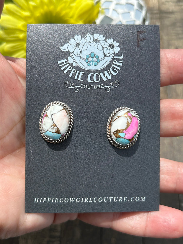"Cotton Candy" Stud Earrings