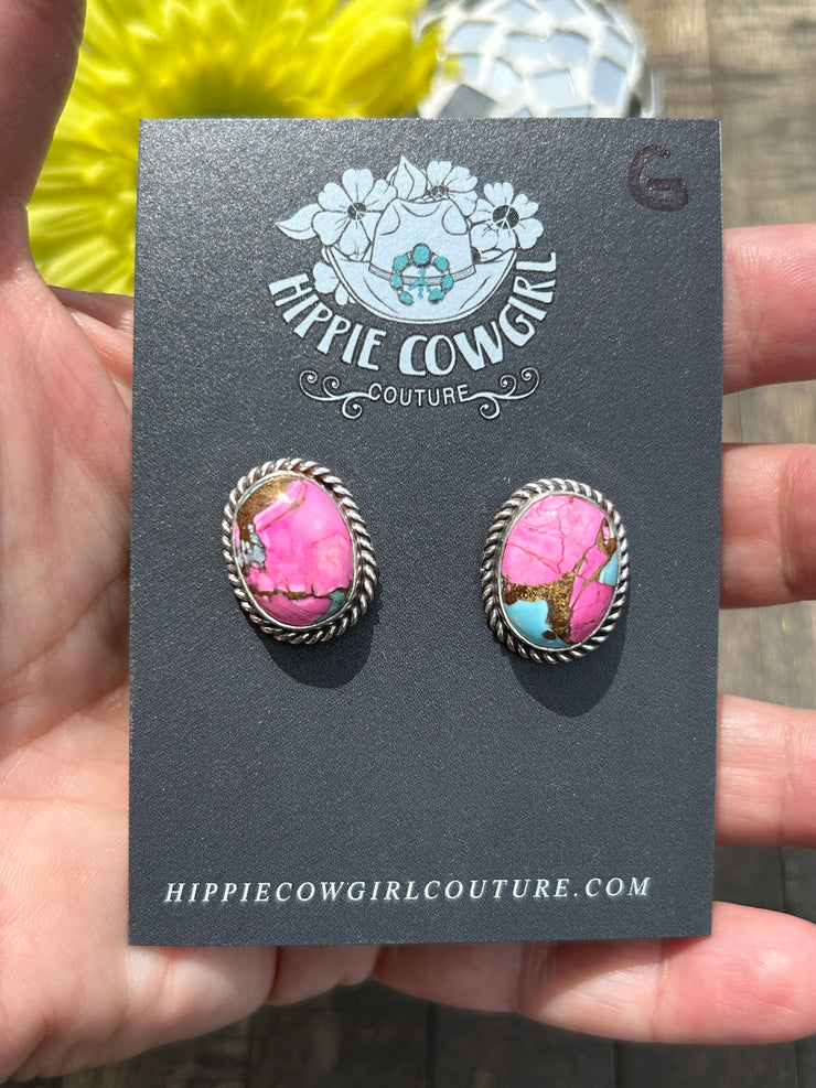 "Cotton Candy" Stud Earrings