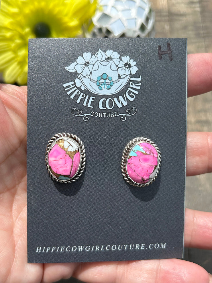"Cotton Candy" Stud Earrings