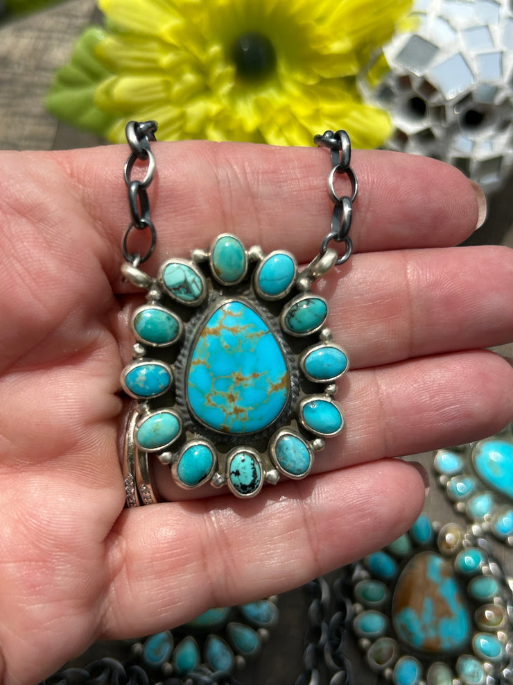Kingman Cluster Necklaces