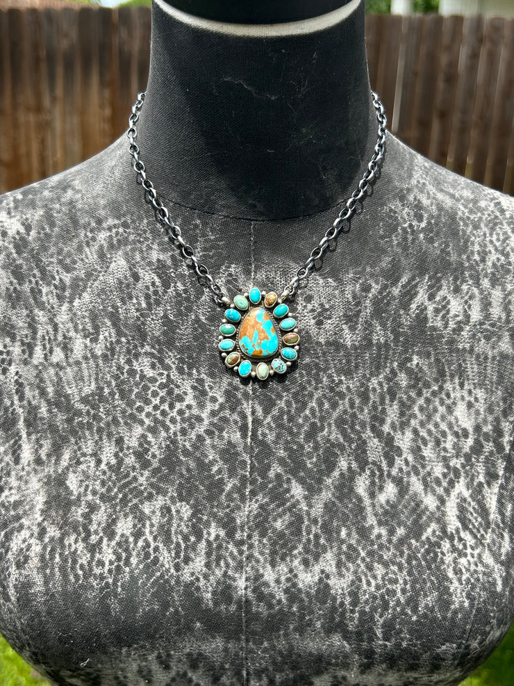 Kingman Cluster Necklaces