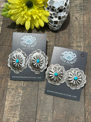 Kingman Concho Earrings