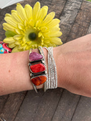 3 Stone Mixed Spiny Cuffs 1-8