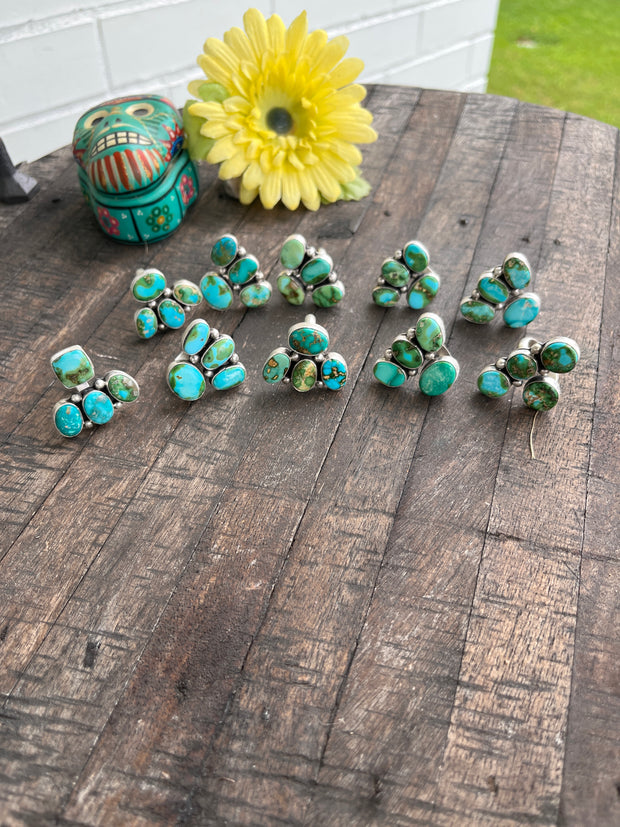 Adjustable 4 Stone Sonoran Rings 1-