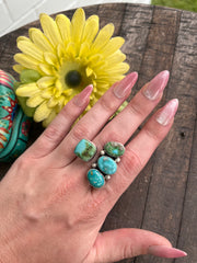 Adjustable 4 Stone Sonoran Rings 1-