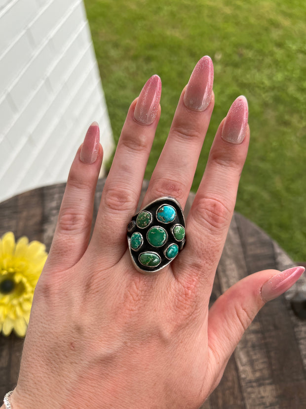 7 Stone Multi-Color Rings 1-4