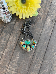 Kingman Half Cluster Necklace 1-3