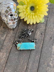 XL #8 Turquoise Waterproof Bar Necklaces 1-11
