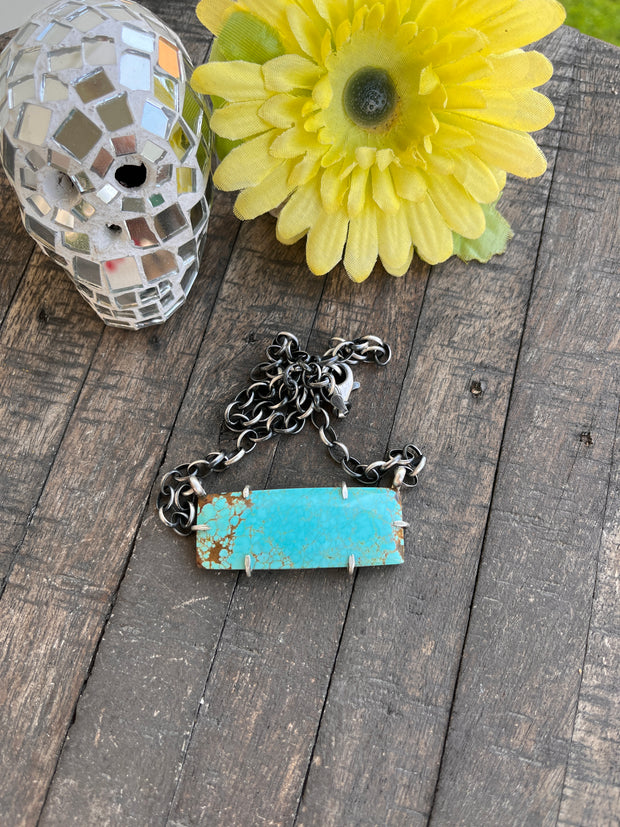 XL #8 Turquoise Waterproof Bar Necklaces 1-11