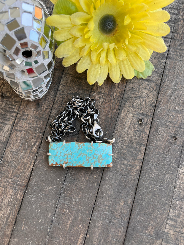 XL #8 Turquoise Waterproof Bar Necklaces 1-11