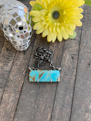XL #8 Turquoise Waterproof Bar Necklaces 1-11