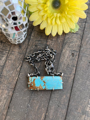 XL #8 Turquoise Waterproof Bar Necklaces 1-11