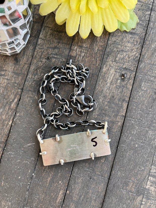 XL #8 Turquoise Waterproof Bar Necklaces 1-11