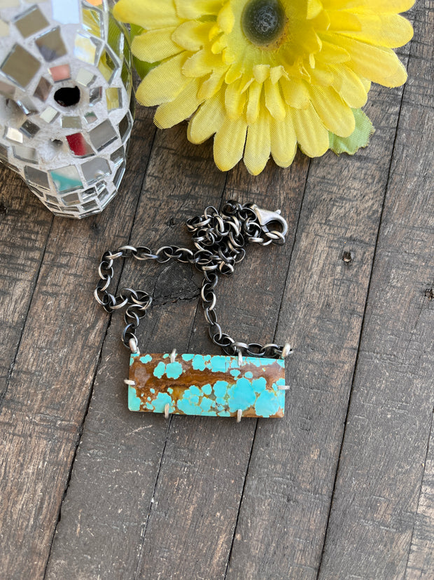 XL #8 Turquoise Waterproof Bar Necklaces 1-11