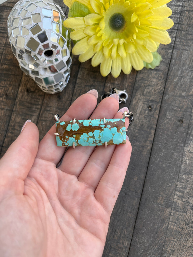 XL #8 Turquoise Waterproof Bar Necklaces 1-11
