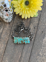 XL #8 Turquoise Waterproof Bar Necklaces 1-11