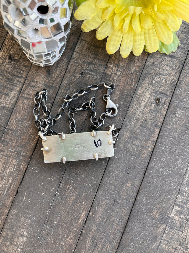 XL #8 Turquoise Waterproof Bar Necklaces 1-11