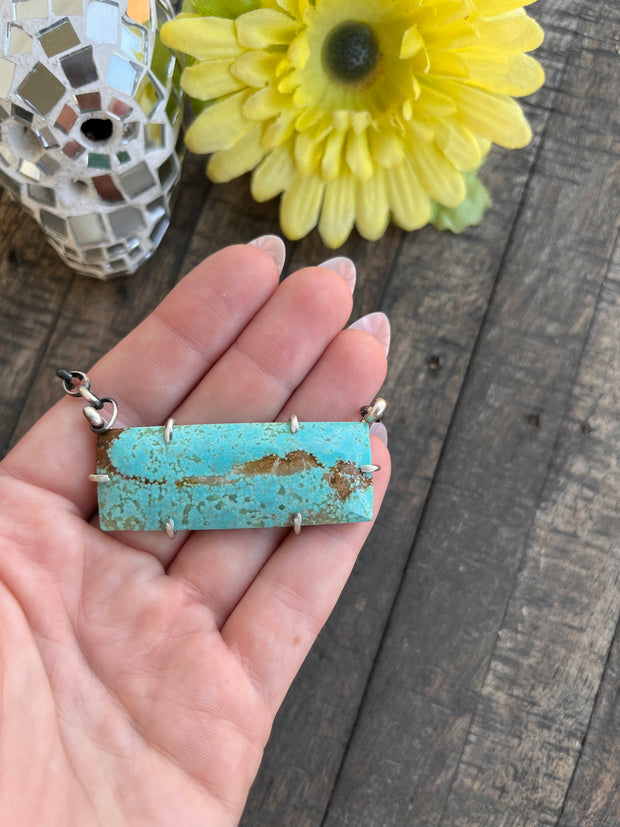 XL #8 Turquoise Waterproof Bar Necklaces 1-11