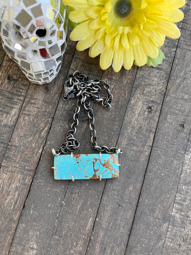 XL #8 Turquoise Waterproof Bar Necklaces 1-11