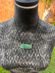 XL Kingman Turquoise Waterproof Bar Necklaces 1-10