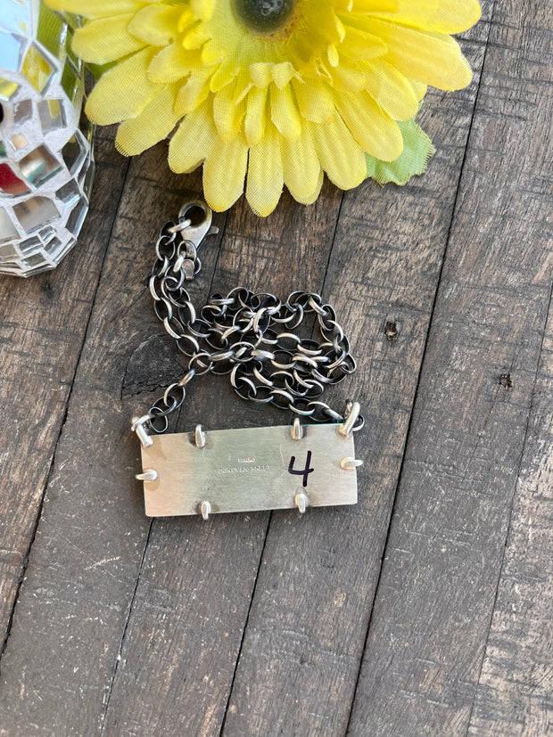 XL Kingman Turquoise Waterproof Bar Necklaces 1-10