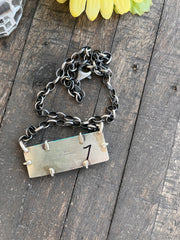 XL Kingman Turquoise Waterproof Bar Necklaces 1-10
