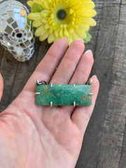 XL Kingman Turquoise Waterproof Bar Necklaces 1-10