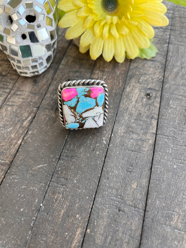 Cotton Candy Square Rings 1-6