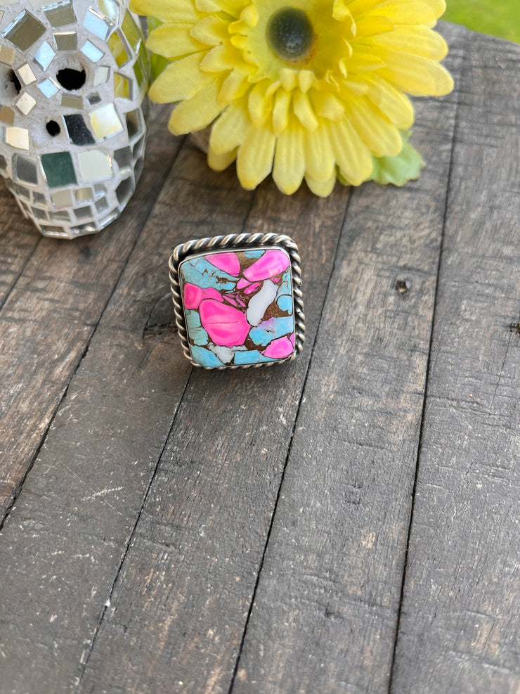 Cotton Candy Square Rings 1-6