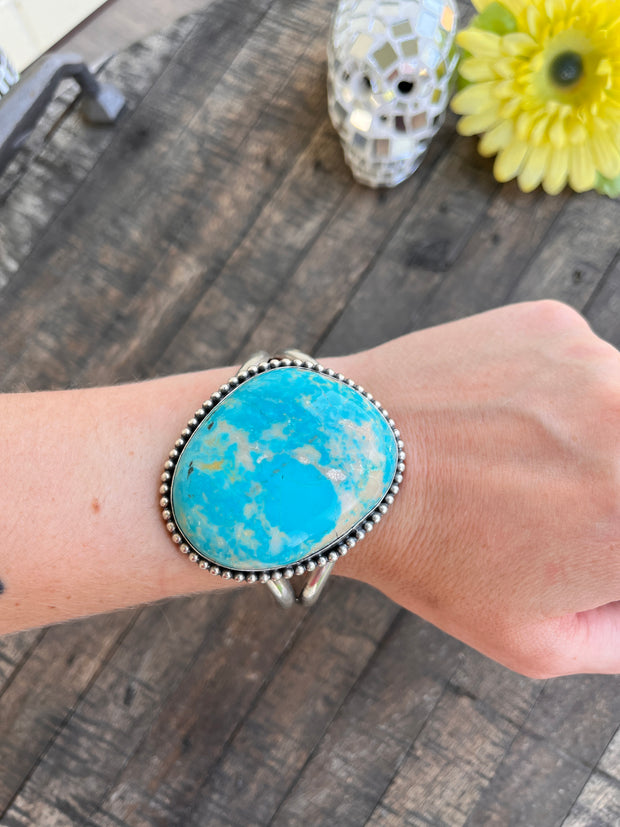 Kingman Single Stone Cuff
