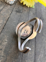 Kingman Single Stone Cuff