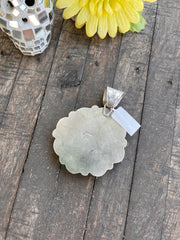 White Buffalo Cluster Pendant
