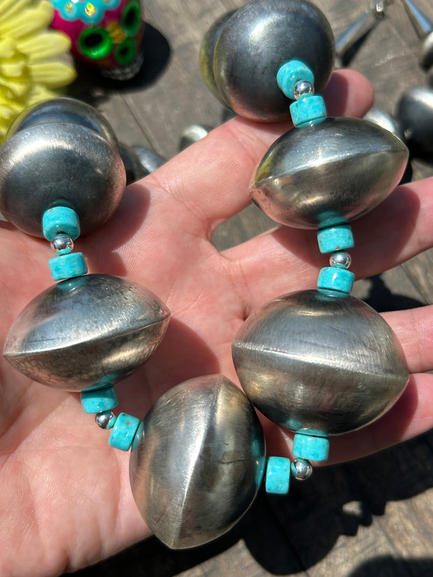 Artisan Pearls with Kingman Necklace Set