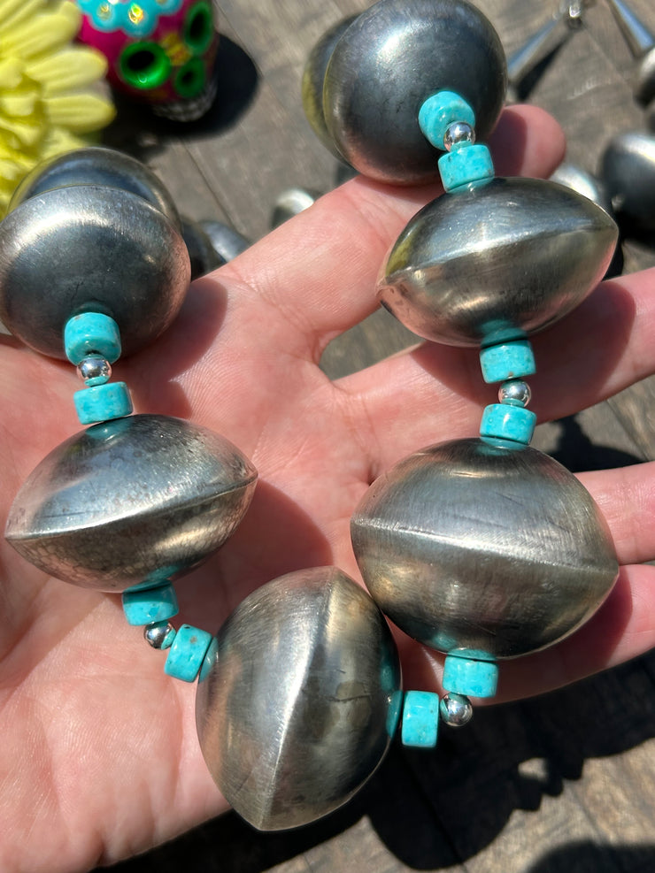 Artisan Pearls with Kingman Necklace Set