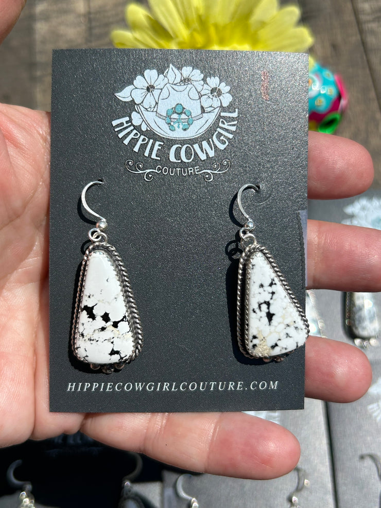 White Buffalo Earrings 1-8