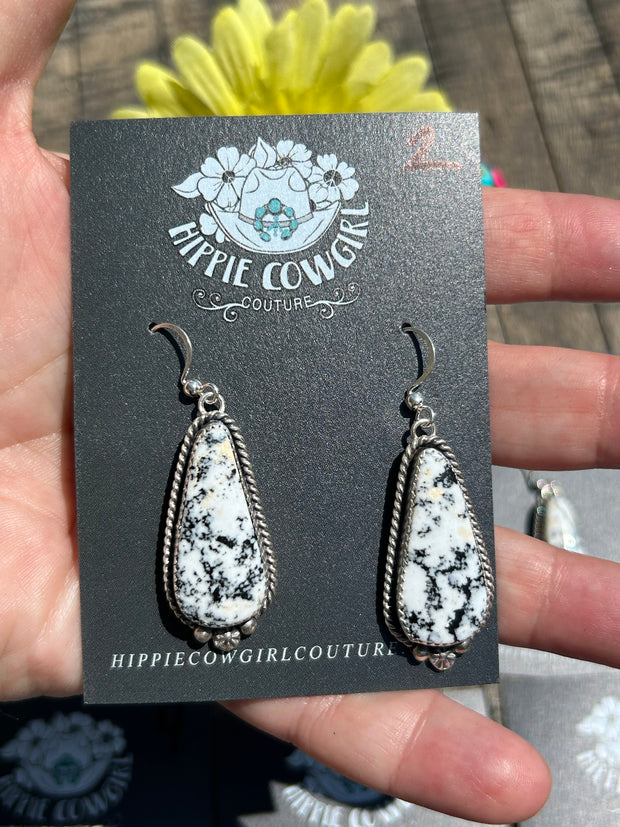White Buffalo Earrings 1-8