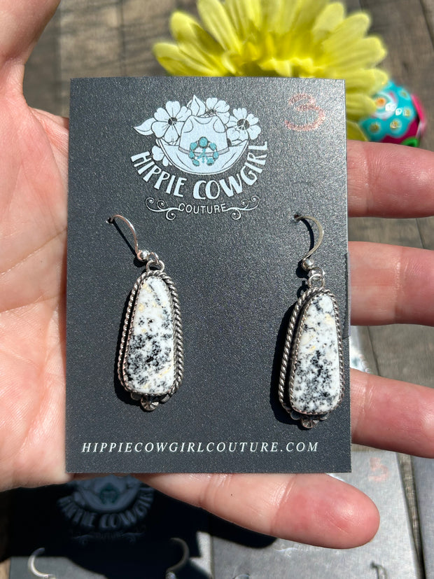 White Buffalo Earrings 1-8