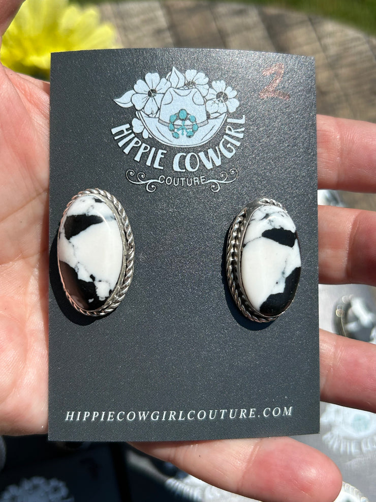 Zebra Jasper Earrings 1-11