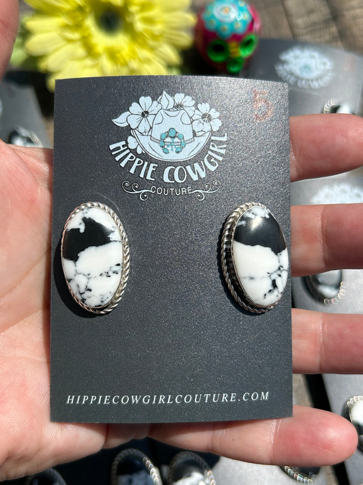Zebra Jasper Earrings 1-11