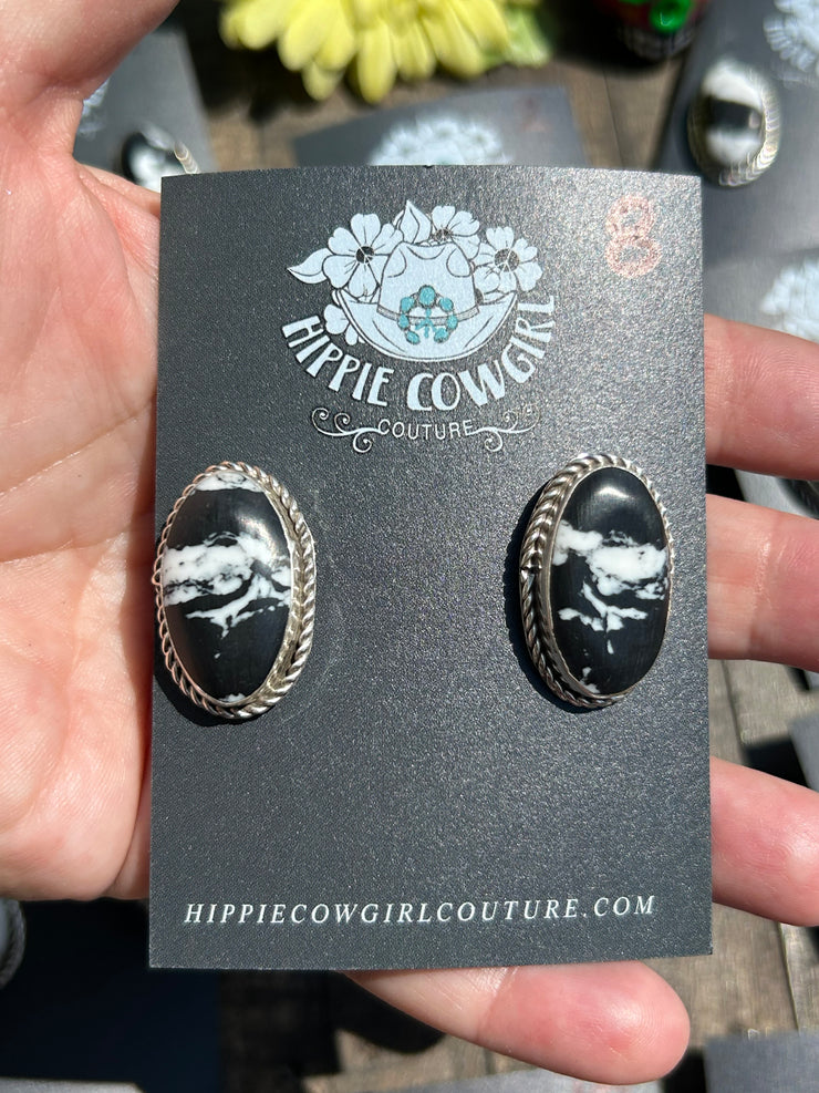 Zebra Jasper Earrings 1-11